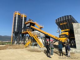 FABO Concrete Batching Plant 120 M3/H Compact Concrete Batching Plant