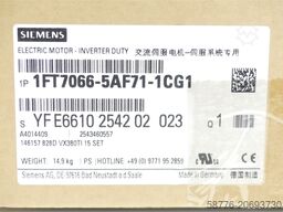 Siemens 1FT7066-5AF71-1CG1 Synchronmotor SN:YFE6610254202023 - ! -