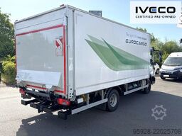 IVECO 120EL25P CNG, Getränkeaufbau mit Schiebeplane, 2t