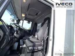 IVECO 120EL25P CNG, Getränkeaufbau mit Schiebeplane, 2t