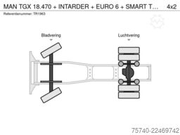MAN TGX 18.470 + INTARDER + EURO 6 + SMART TACHOGRAAF