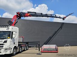 Scania R590 V8 8x2 / HMF 9520 CRANE - JIB - WINCH / TR...