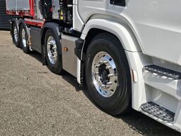 Scania R590 V8 8x2 / HMF 9520 CRANE - JIB - WINCH / TR...