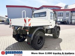 Unimog U 130 4x4, Kipper, Zapfwelle vorne+hinten,