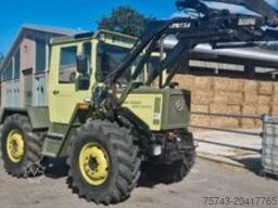 MERCEDES-BENZ MB TRAC 900 mit Frontlader + Mulcher