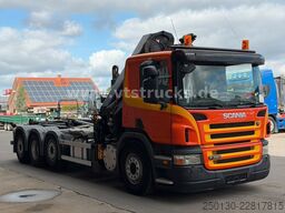 SCANIA R 380 HIAB-Ladekran und ARK, Liftachsen 2+4