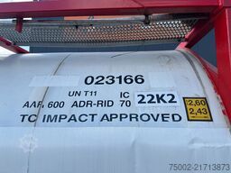Trencor Containers 20FT ISO 25.000L T11 ADR until 03/2027