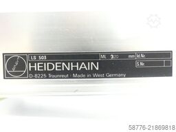 Heidenhain LS 503 ML 320mm Längenmessgerät mit LS 503 Lesekopf SN: 4506914