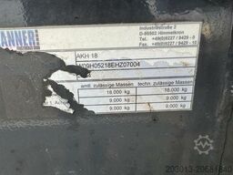 ZANNER AHK 18 Holzanhänger 2 Achse 3350kg