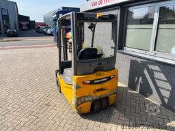 JUNGHEINRICH EFG215 EFG215 triplo460 freelift sideshift 2016 heftruck forklift electrisch