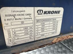 KRONE SD Schuifzeil oplegger  tautliner curtainside 2010