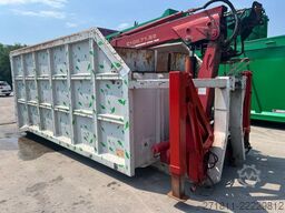  CONTAINER SCARRABILE USATO A CIELO APERTO CON GRU