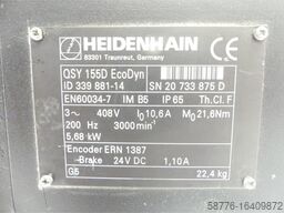 Heidenhain QSY 155D 339 881-14 Motor SN20733875D generalüberholt mit 12 Monaten Gewährleistung