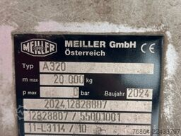 VOLVO FH 500 3-SEITEN KIPPER MEILLER MIT PALFINGER PK22002EH, RETARDER