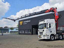 Scania R590 V8 8x2 / HMF 9520 CRANE - JIB - WINCH / TR...