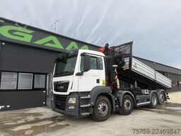 MAN 35.470 TGS Kipper + Kran Fassi F485 8x2