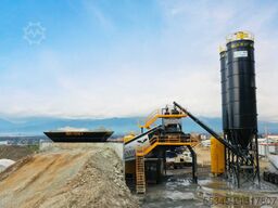 FABO Mobile Concrete Batching Plant 100 m3/h Mobile Concrete Batching Plant