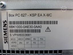 Siemens 6BK1000-0AE30-0AA0 Box PC 627-KSP EA X-MC SN:VPW6003681 , ohne Festplatte