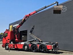 Scania R580 V8 XT 8x2/4 / PALFINGER EPSILON + 25 T HOO...