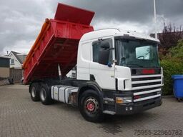 Scania P114-380 6X4 MEILLER TIPPER,STEELSPRINGS MANUAL...
