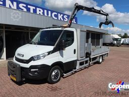 Iveco 50C15 Openbak+ Kraan Hiab
