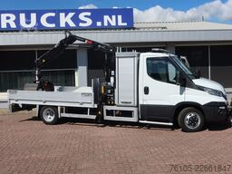 Iveco 50C15 Openbak+ Kraan Hiab