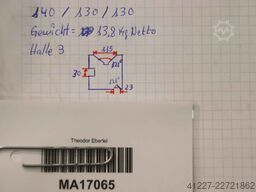 Stahl 140/130/H130 mm  121°