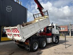 MAN TGS 33.400 + PALFINGER PK16502 + 6X4 + TIPPER +...