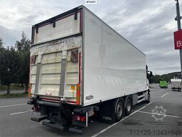 Mercedes-Benz Actros 6x2 Box Truck w/ fridge/freezer unit.