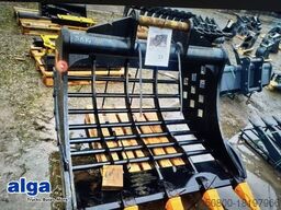 Sieblöffel mit Zähne, für 22/30 t. Bagger