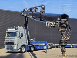 Volvo FH 500 8x2 / HMF 70 tm CRANE + JUMBO TRAILER