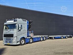 Volvo FH 500 8x2 / HMF 70 tm CRANE + JUMBO TRAILER