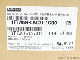 Siemens 1FT7084-5AC71-1CG0 Synchronmotor SN:YFF2616097006019 - ! -
