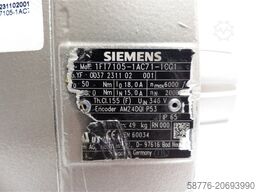 Siemens 1FT7105-1AC71-1CG1 SN: YF0037231102001 Motor - generalüberholt! -