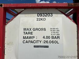 Consani 20FT ISO / 26.060L / 1-COMP. / UN PORTABLE / T1...