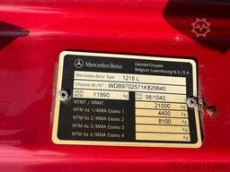 Mercedes-Benz Atego 1218 + HYVALIFT HAAKARM SYSTEEM + MANUAL