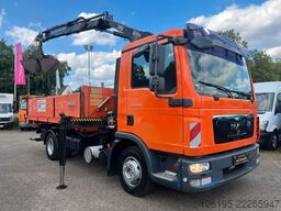 MAN TGL 12.220*3-Seiten KIpper+HIAB 077BS-2 DUO KRAN