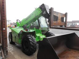 Sennebogen 305 mit Schaufel + Gabel + Kranarm