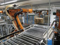 KUKA Automatische Palettieranlage