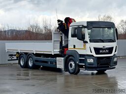 MAN TGS 26.360*PRITSCHE 7,60m *6x4 * KRAN/ FUNK