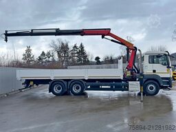 MAN TGS 26.360*PRITSCHE 7,60m *6x4 * KRAN/ FUNK