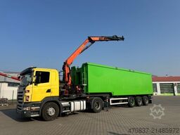 SCANIA R 420 / Glas Recycling / Palfinger PK 18000