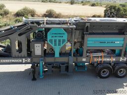 Constach Mobil Crushing Plant 120 T/H mobile secondary impact crusher