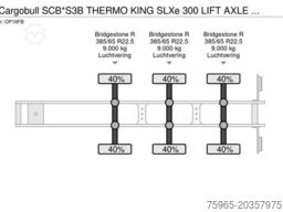 SCHMITZ CARGOBULL SCB*S3B THERMO KING SLXe 300 LIFT AXLE HOLLAND-T