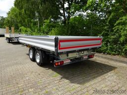 Möslein TTD11 weiß  neuer Tandem 3- Seitenkipper Tieflader-- Neufahrzeug --