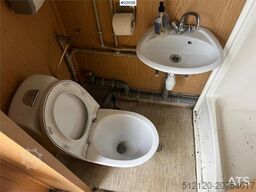 20 fot container m/ wc, dusj, vask, varmtvannsbere