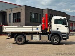 MAN 18.430 TGS Kran Fassi F155, Kipper
