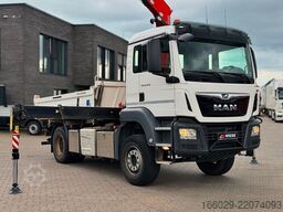 MAN 18.430 TGS Kran Fassi F155, Kipper