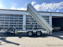 Möslein TTD 19 B  19 t Tandemkipper- Tieflader hydraulischer Klappe Breitbereifung