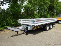 Möslein TTD11 weiß  neuer Tandem 3- Seitenkipper Tieflader-- Neufahrzeug --